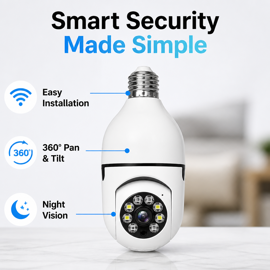 SecureView™ - 360° Panoramic Security Camera