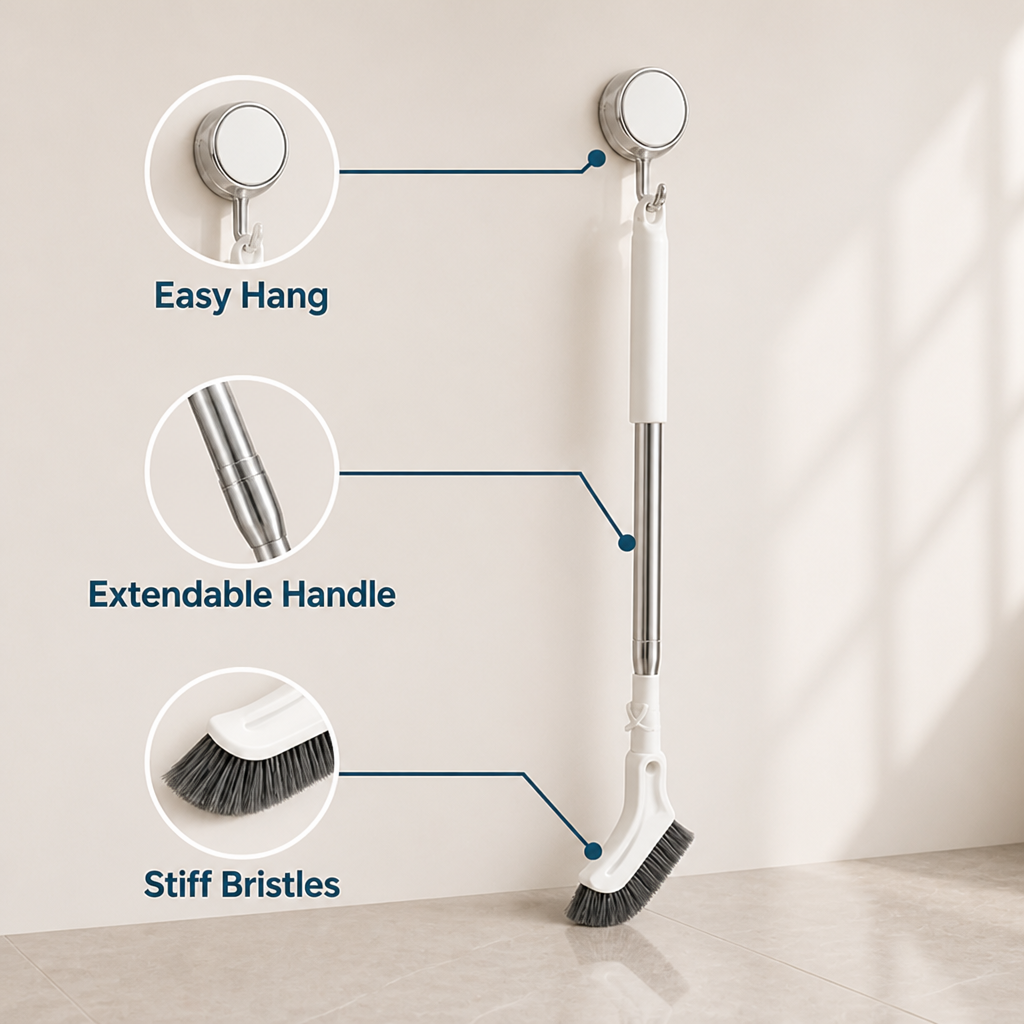 NookNinja™ Extendable Scrub Brush — Scrub Tight Corners