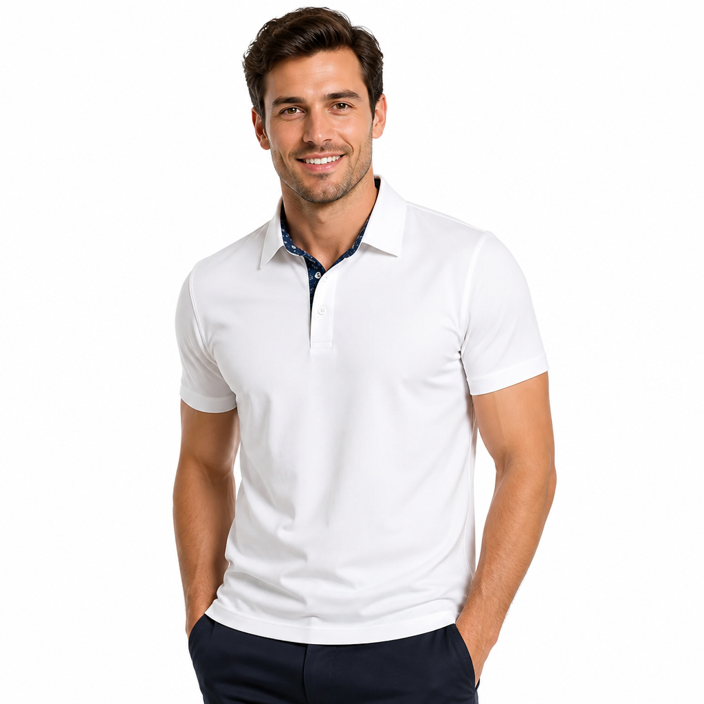 TeeLine™ Men's Stretch Golf Polo — Breathable, Sharp Fit
