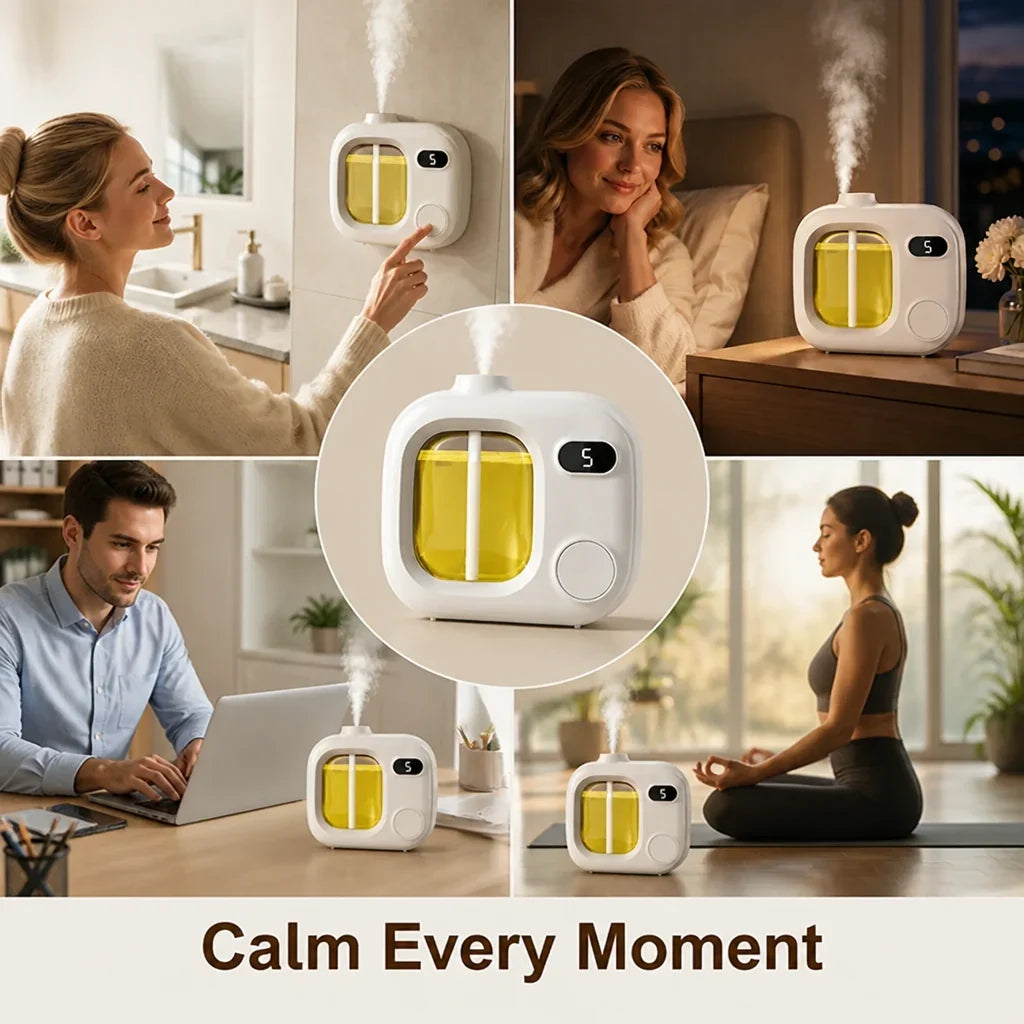 MistHaven™ Smart LED Aroma Diffuser — Calm Scented Mist for Any Room