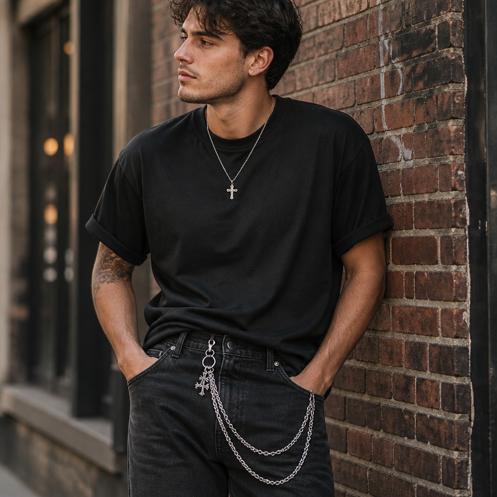 UrbanChain™ — Layered Jeans Chain Accessory