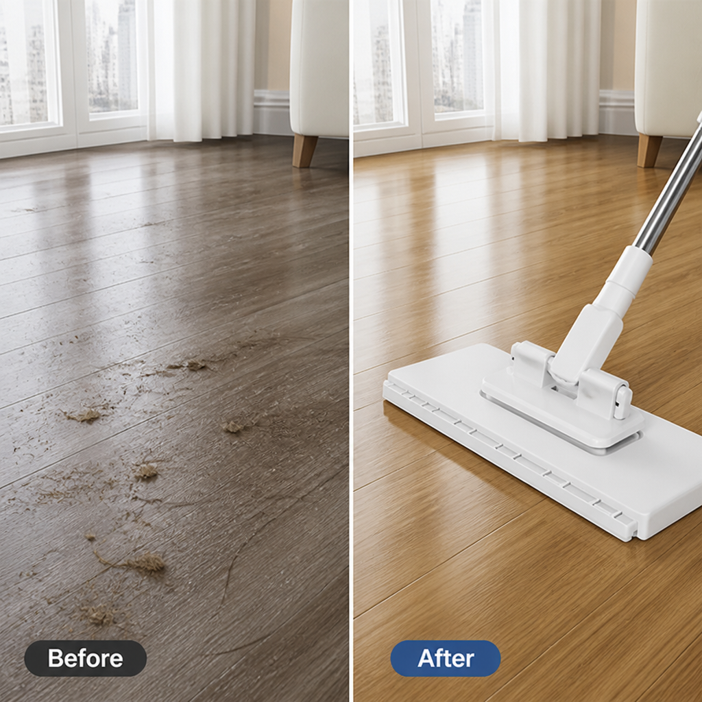 FlatGlide™ Flat Mop Set — Clean Floors With Ease