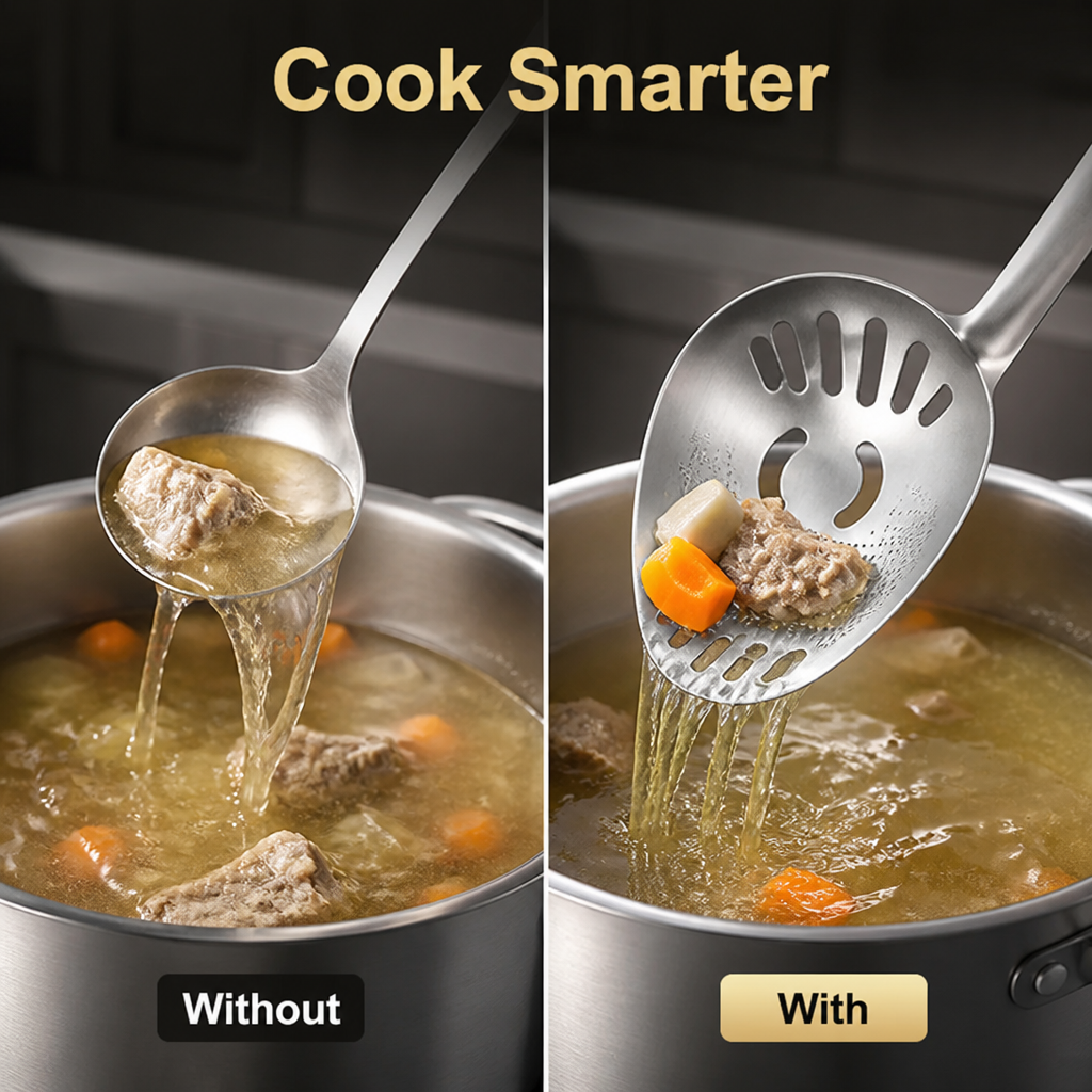 CookSmart™ — Multi-Function Cooking Spoon