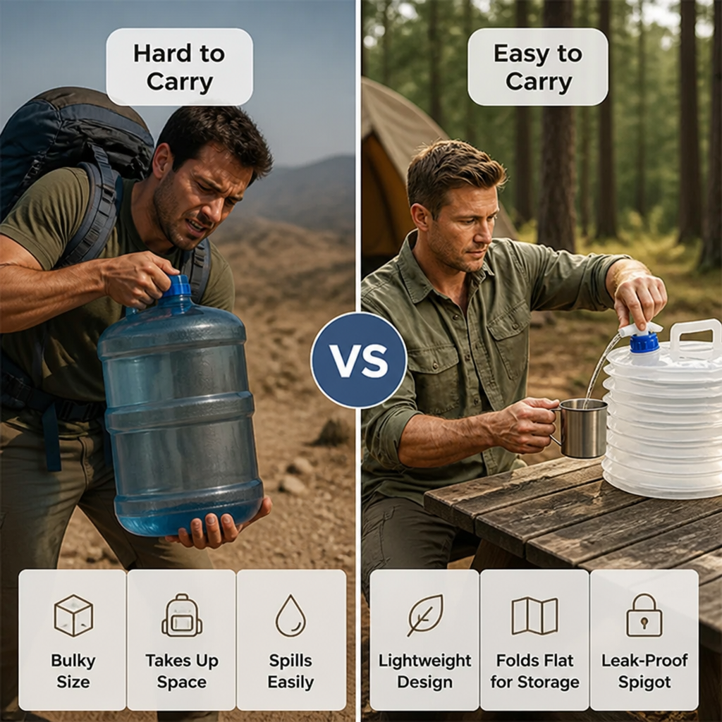 HydroFold™ - Collapsible Portable Water Container