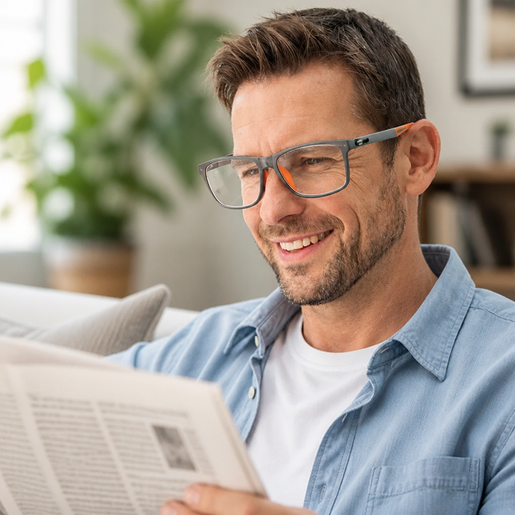 FocusLuxe™ — Smart Lenses, Effortless Reading