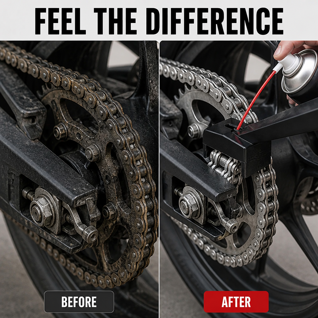 ChainClean™ — Precision Motorcycle Chain Cleaner