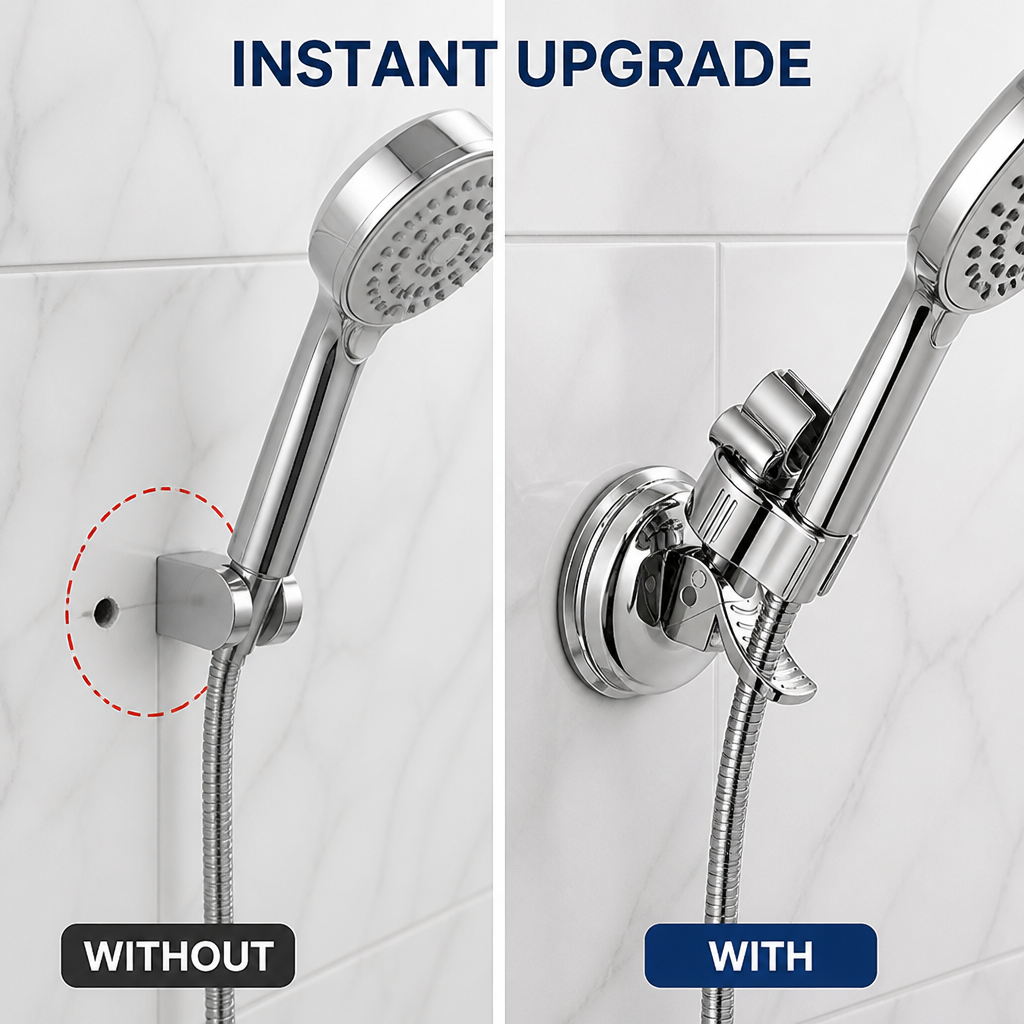 HydroMount™ — Multi-Angle Shower Head Bracket