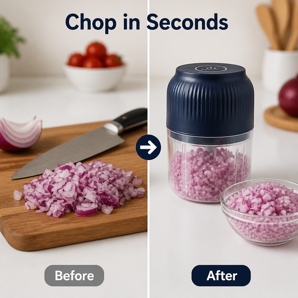 QuickChop™ - One-Touch Mini Food Chopper