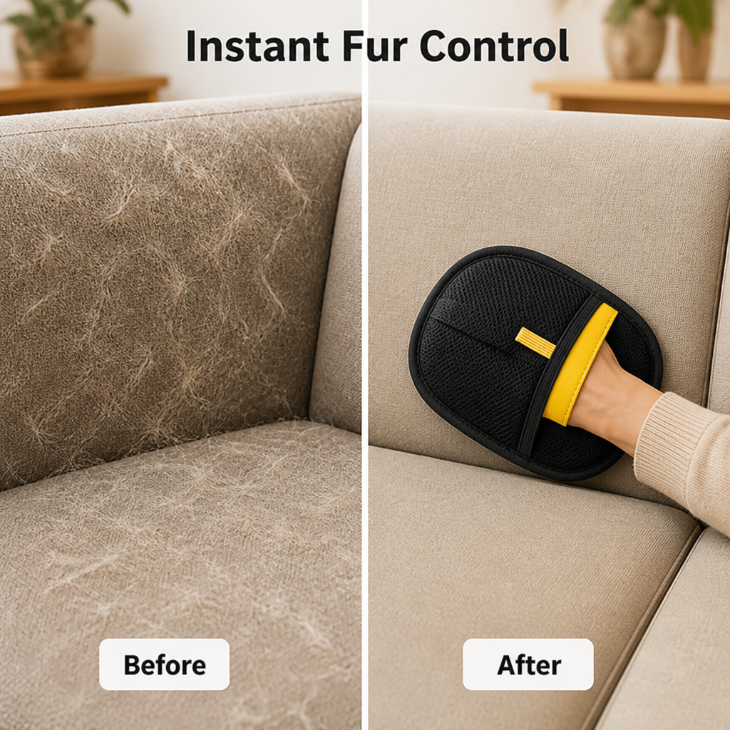 FurGlide™ Pet Grooming Glove — Gentle Shedding Care