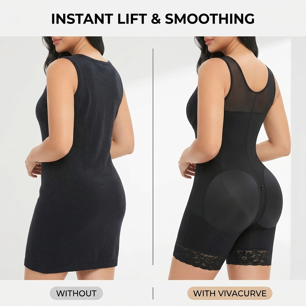 Silvara™ Zip-Front Shapewear Bodysuit — Smooth Everyday Shaping
