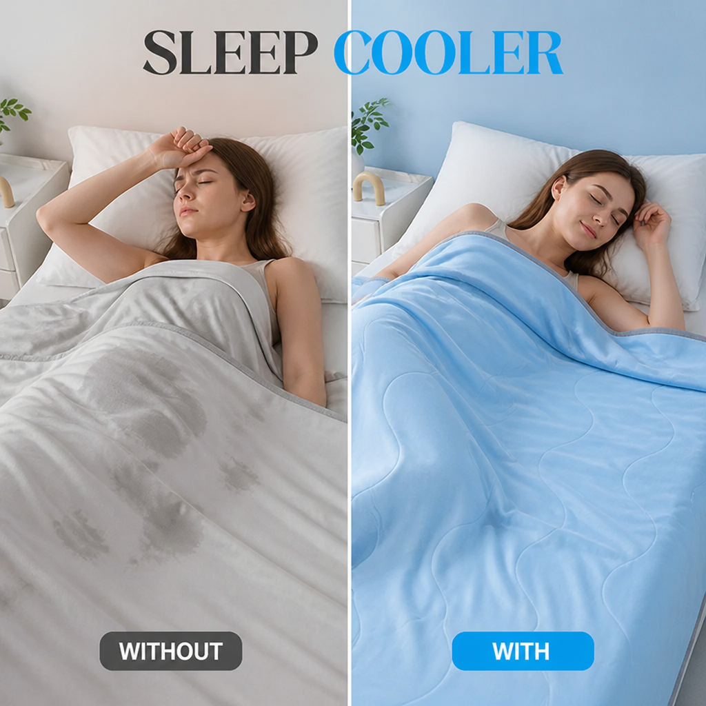 BreezeLuxe™ - Temperature Regulating Blanket