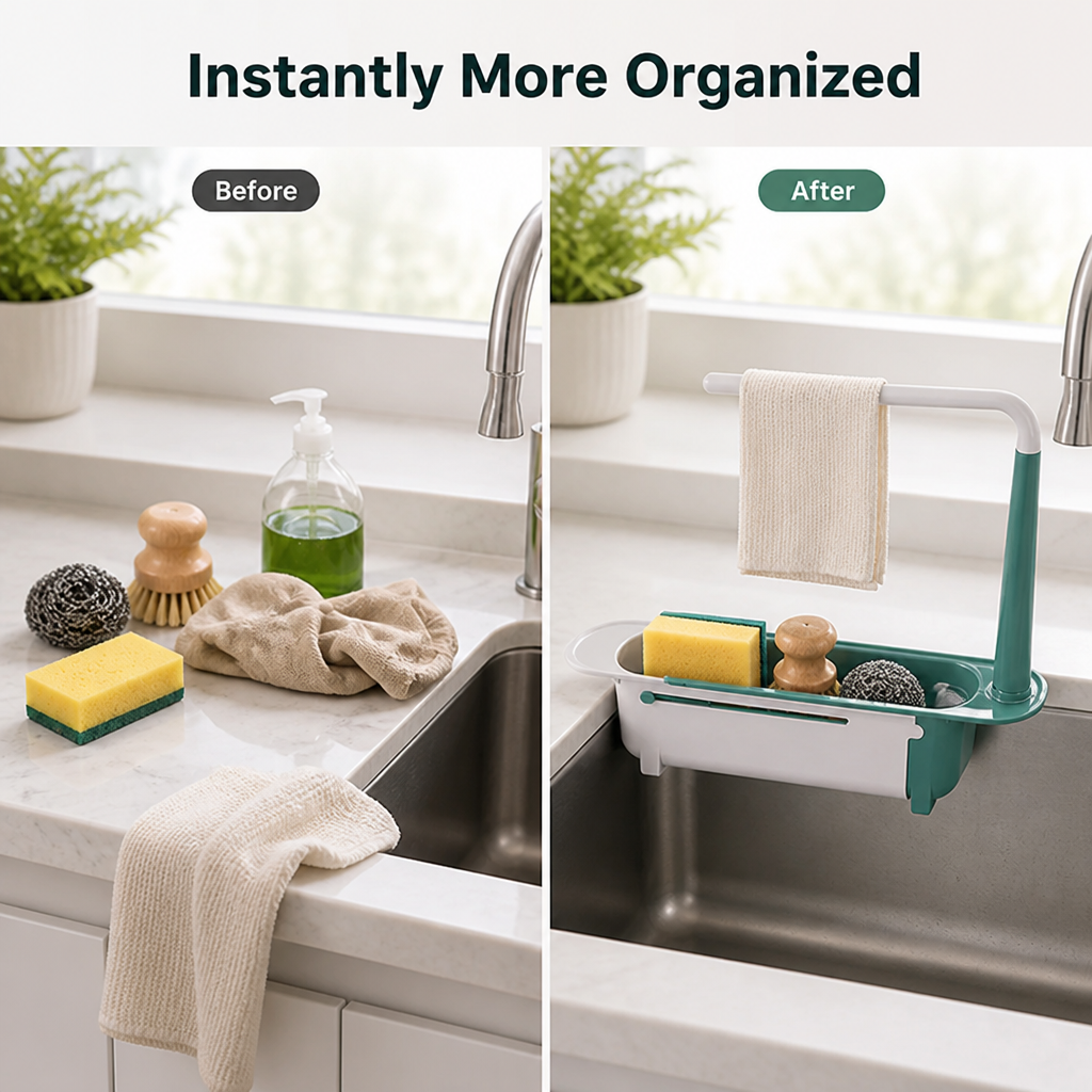 SinkMate™ — Keep Your Sink Clean & Organized
