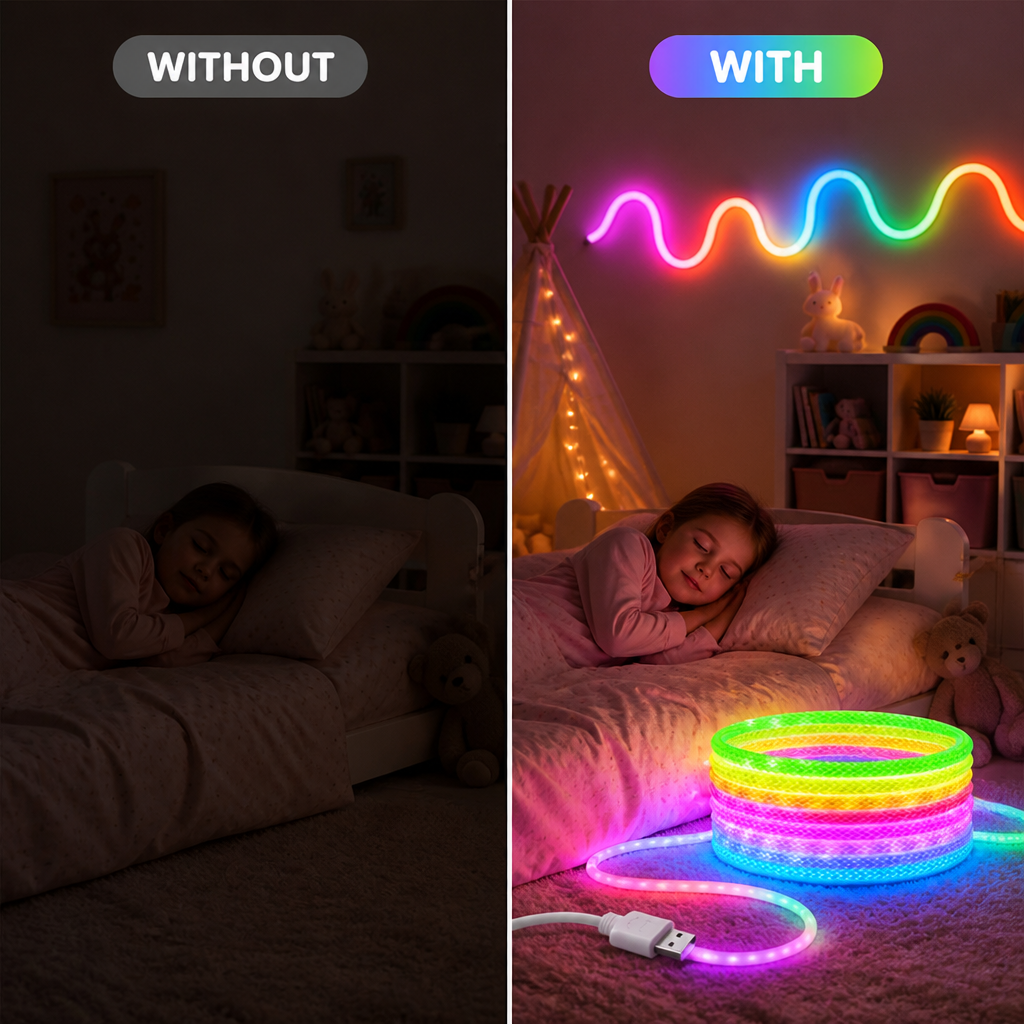 VividGlow™ - App-Controlled LED Light Strip