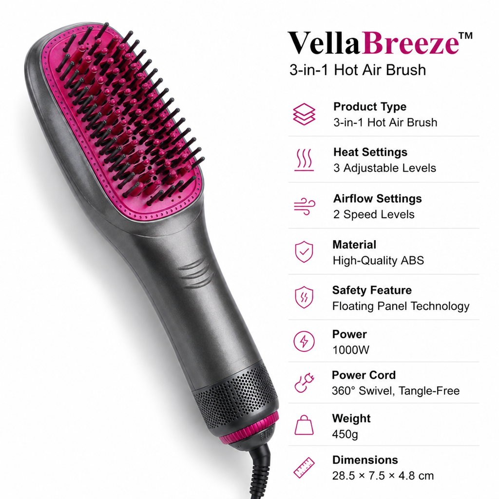 AirGlow™ - One-Step Hair Dryer & Styler