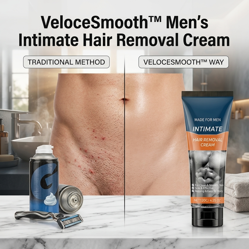 SmoothHaven™ Men's Intimate Hair Removal Cream — Gentle Grooming