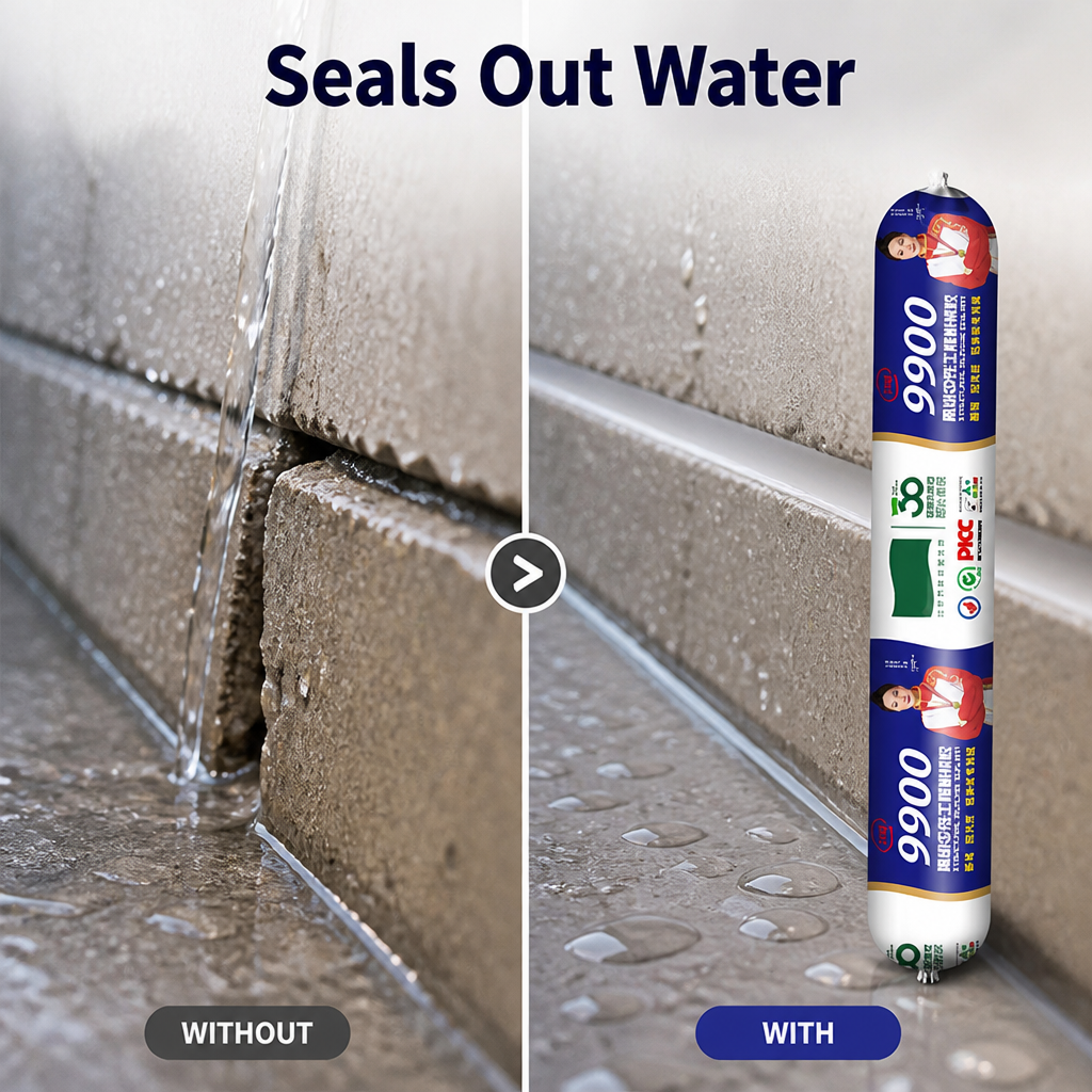 HydroSeal™ Waterproof Sealant — Clear Bond for Cracks & Gaps