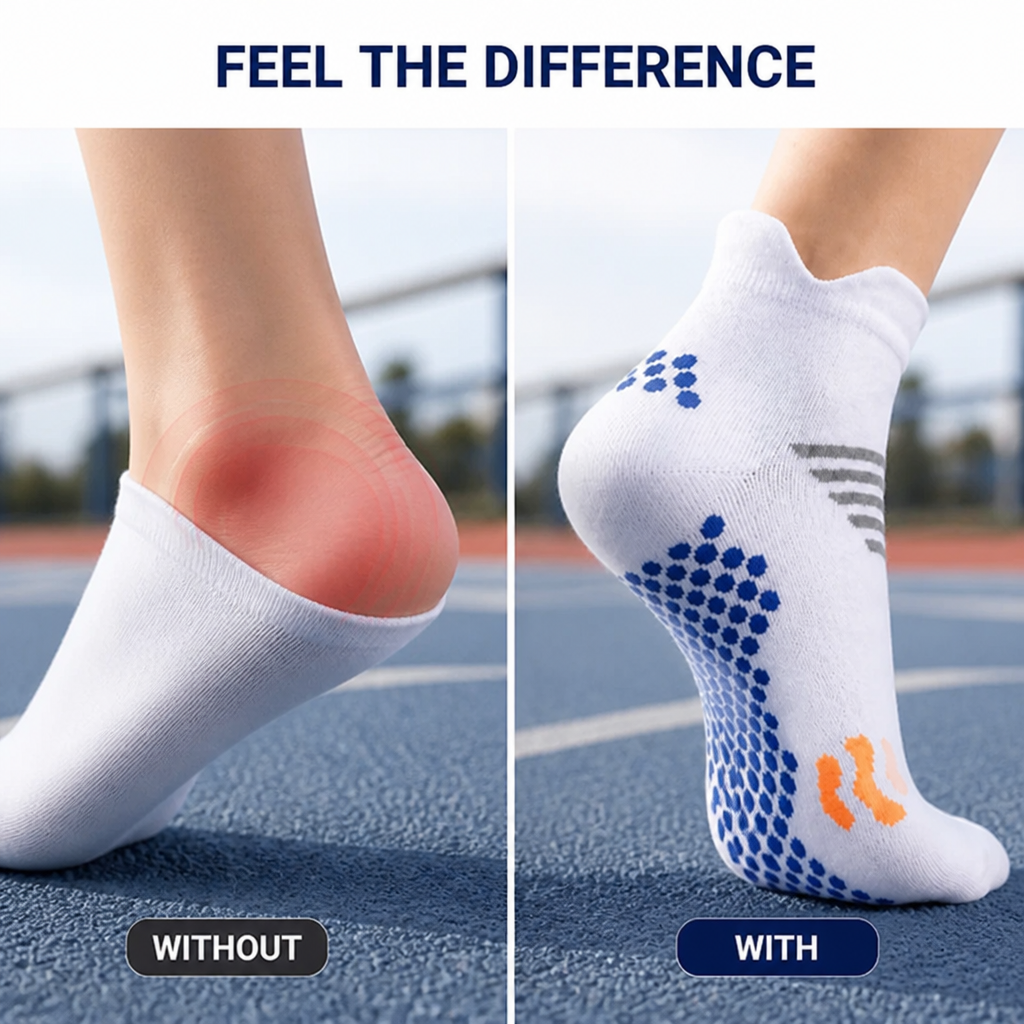 GripStep™ - Non-Slip Athletic Running Socks