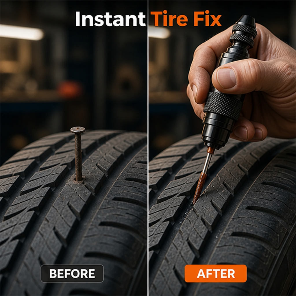 TireRescue™ — Handy Flat Tire Repair Tool for Fast Fixes