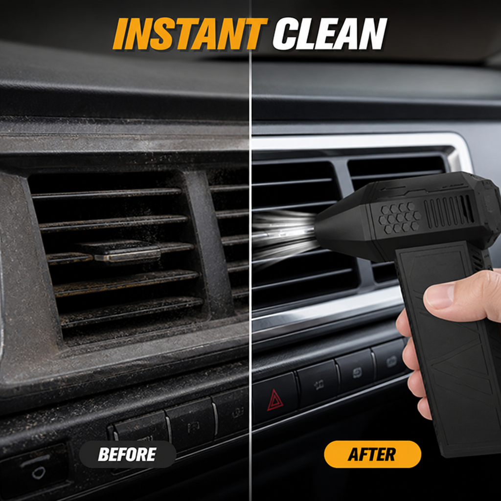 BreezeBolt™ Handheld Turbo Air Blower — Dry And Dust Fast