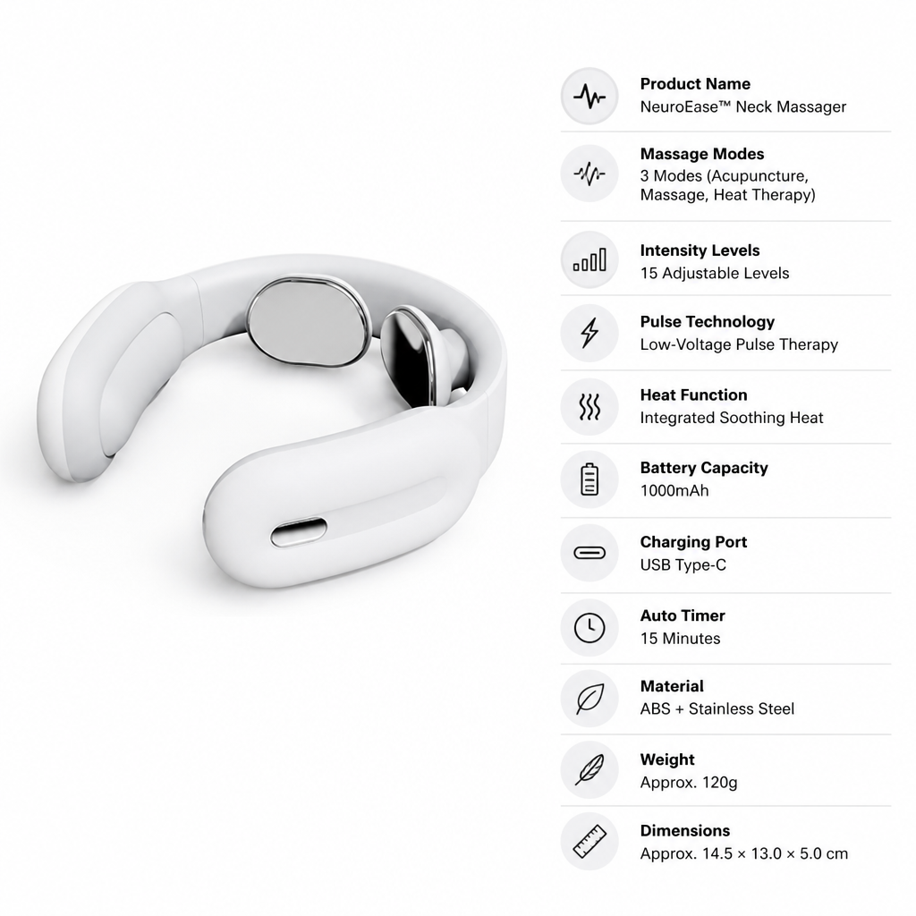 ReliefPro™ — Wearable Neck & Shoulder Massager