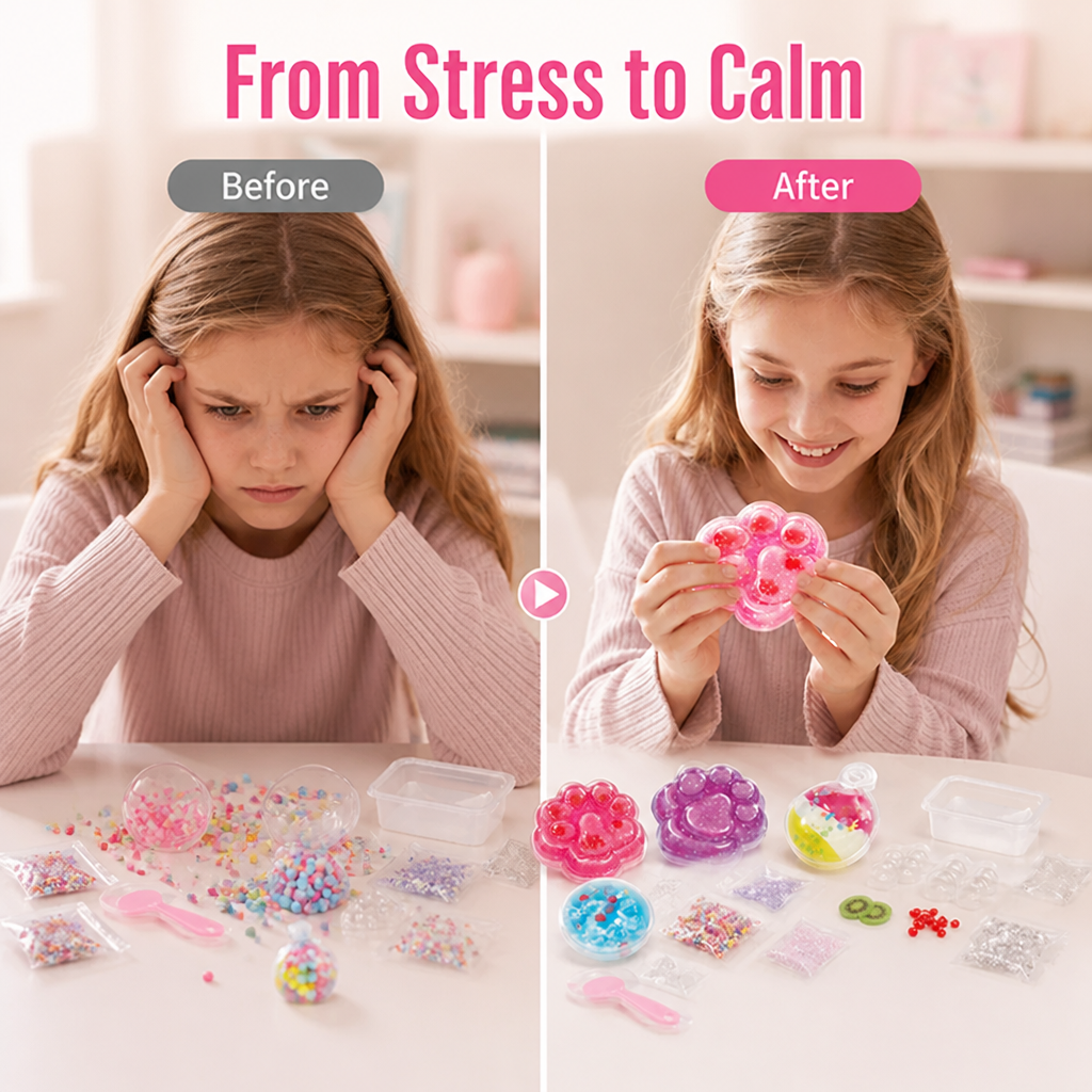 SquishBloom™ — Relaxing DIY Sensory Craft Kit