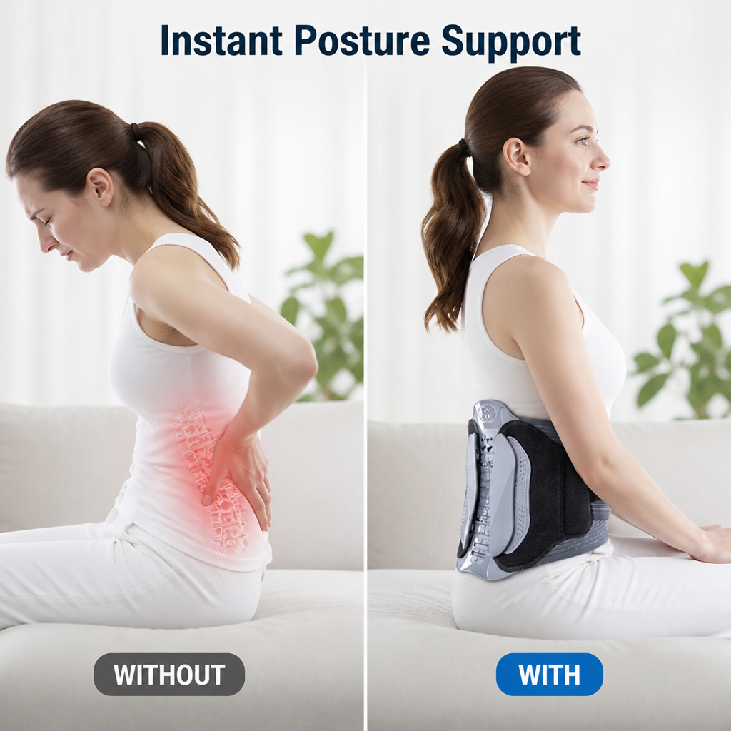 PostureFlex™ — Adjustable Back Support Belt