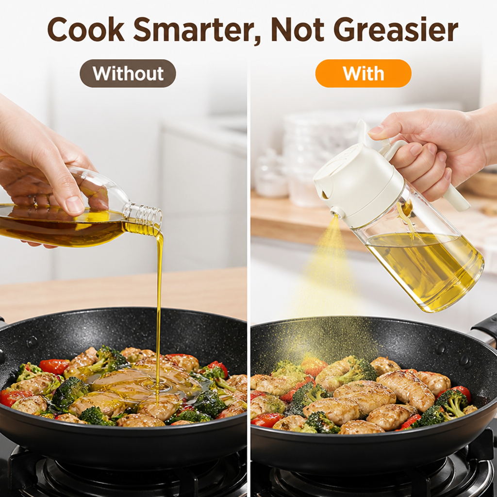 OilPour™ — Controlled Cooking Oil Dispenser