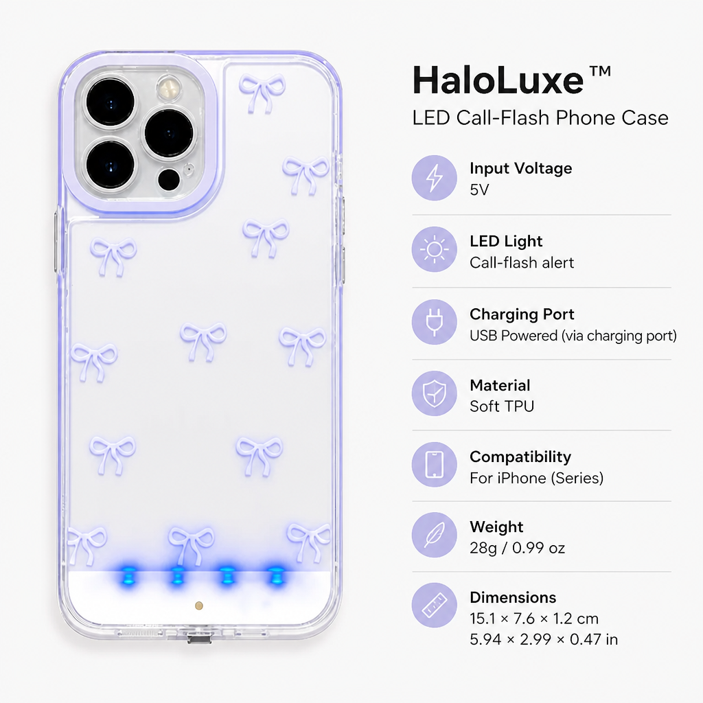 HaloCase™ — Elegant Light-Up Phone Case