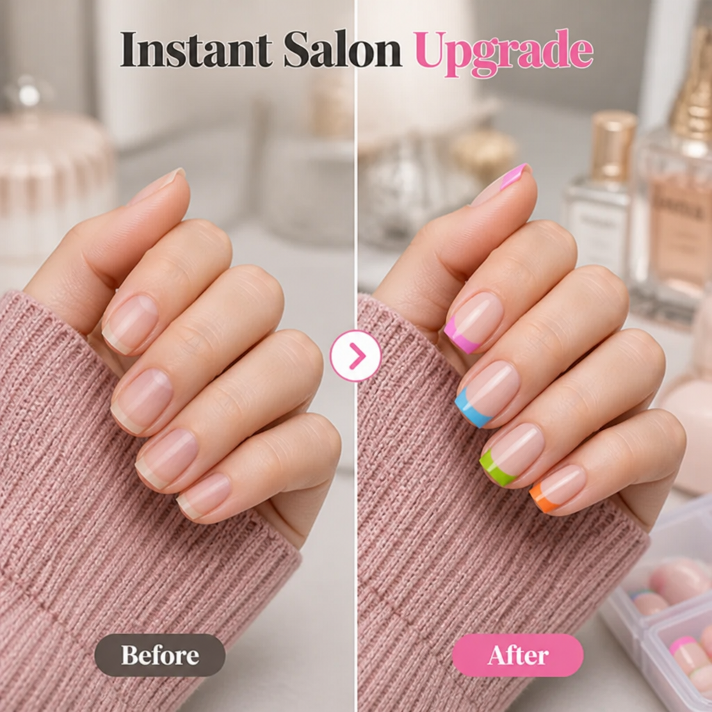 NailNook™ Press-On Nails Kit — Salon Look at Home