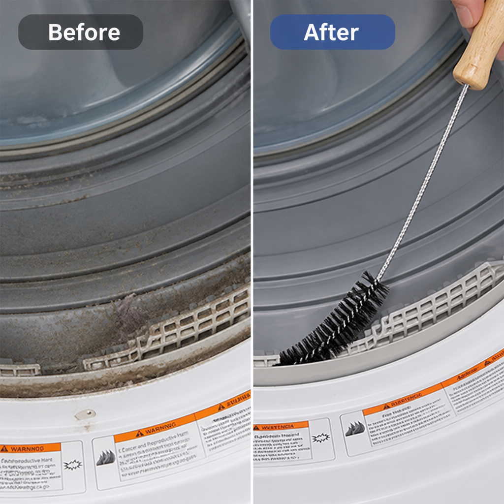 LintReach™ Long Appliance Cleaning Brush — Reach Hidden Dust