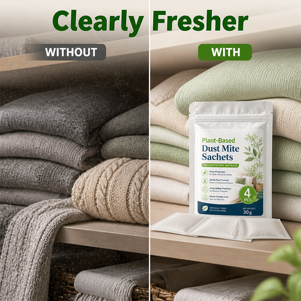 DustGuard™ — Plant-Based Dust Mite Protection Sheets