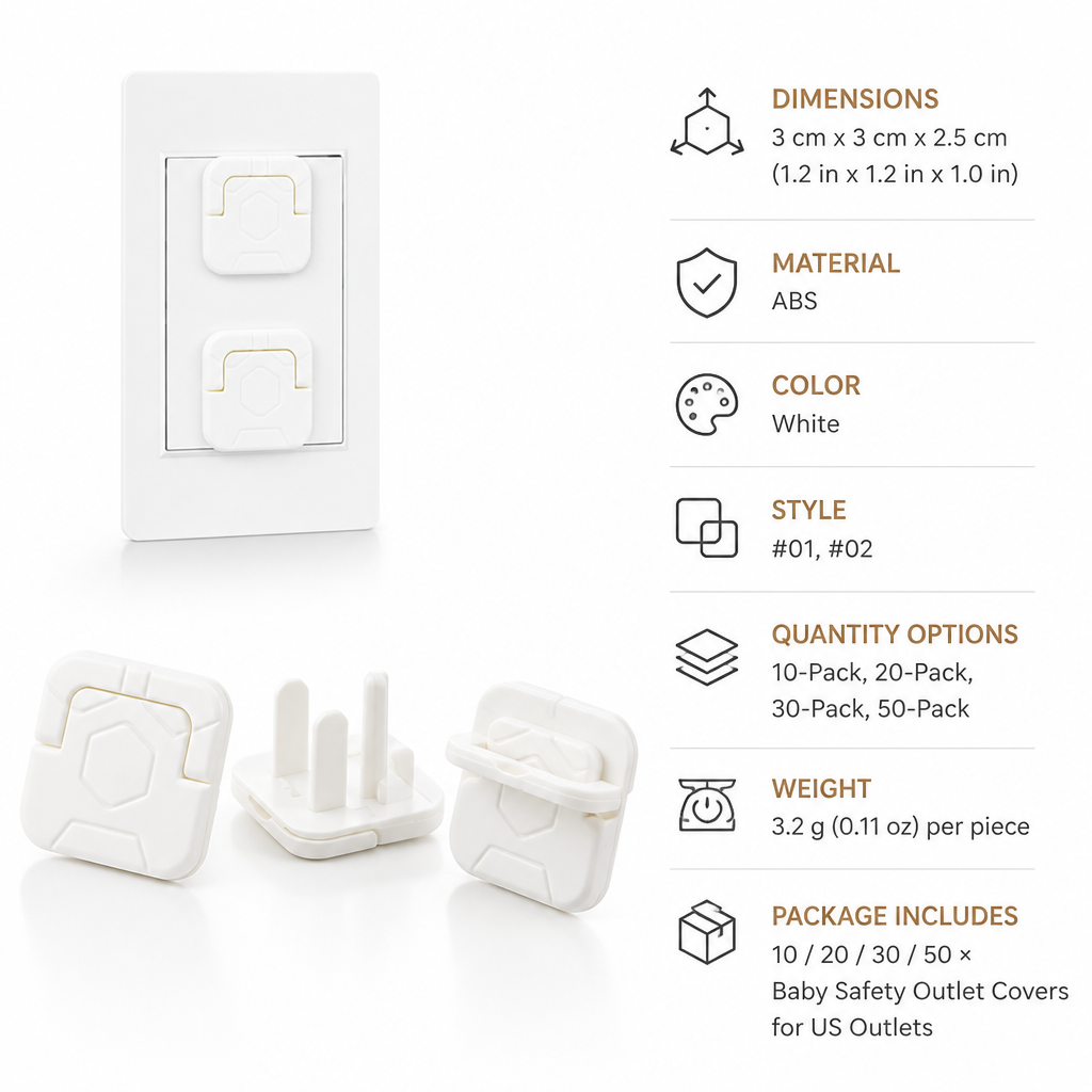 Socketkeep™ Outlet Cover Pack — Cover Curious Fingers