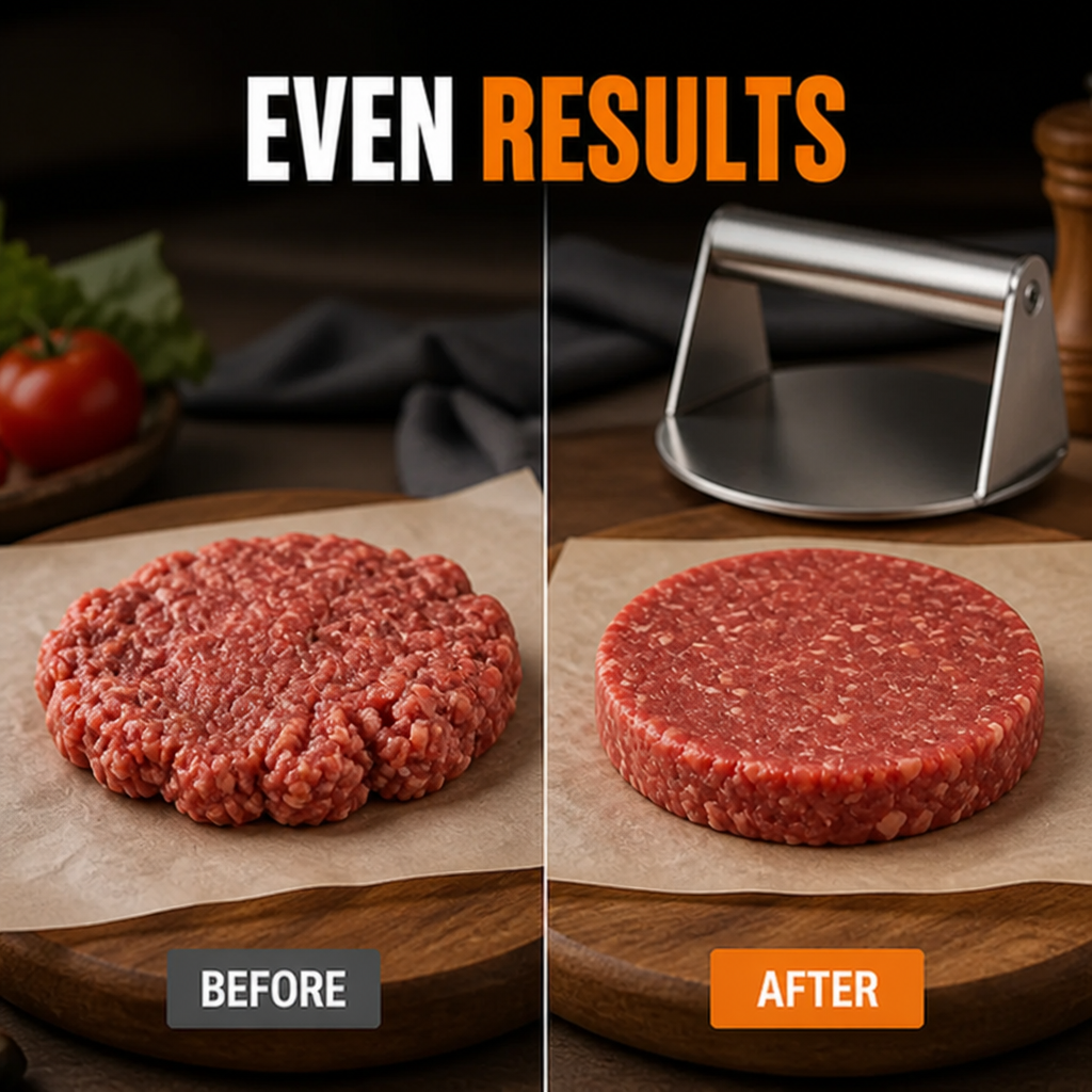 PattyPro™ Stainless Steel Burger Press