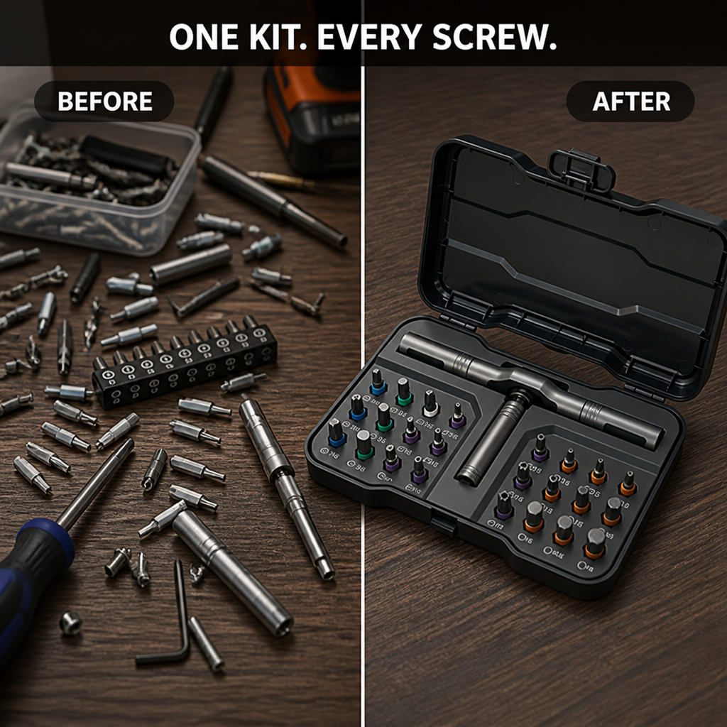 FixPoint™ 24-in-1 Ratchet Precision Screwdriver Set