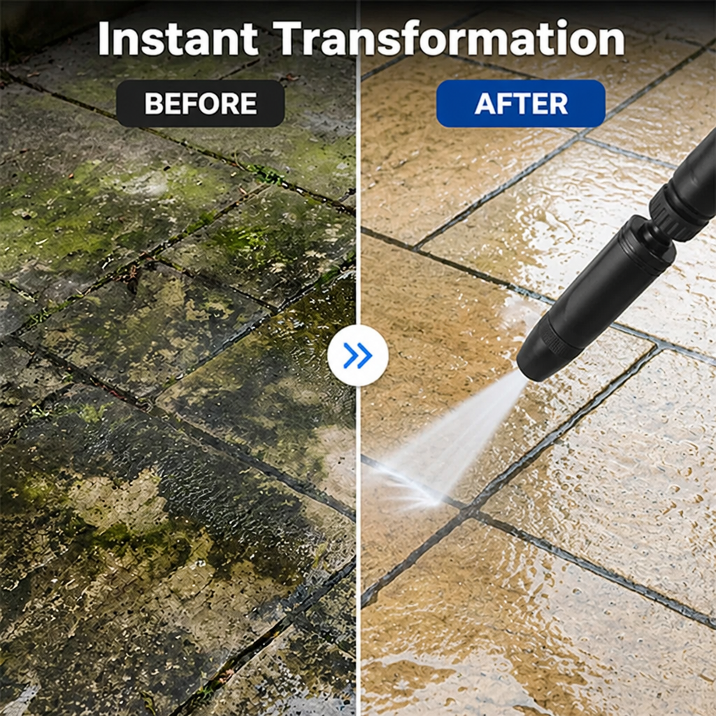 JetPetal™ Adjustable Hose Nozzle — Spray Or Mist Easily