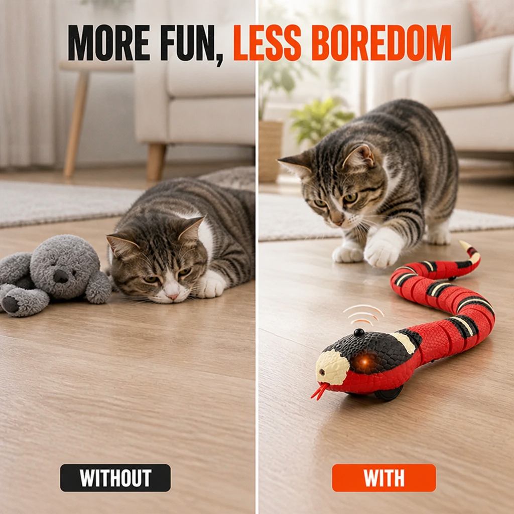 SlitherBuddy™ Smart Electric Snake Toy