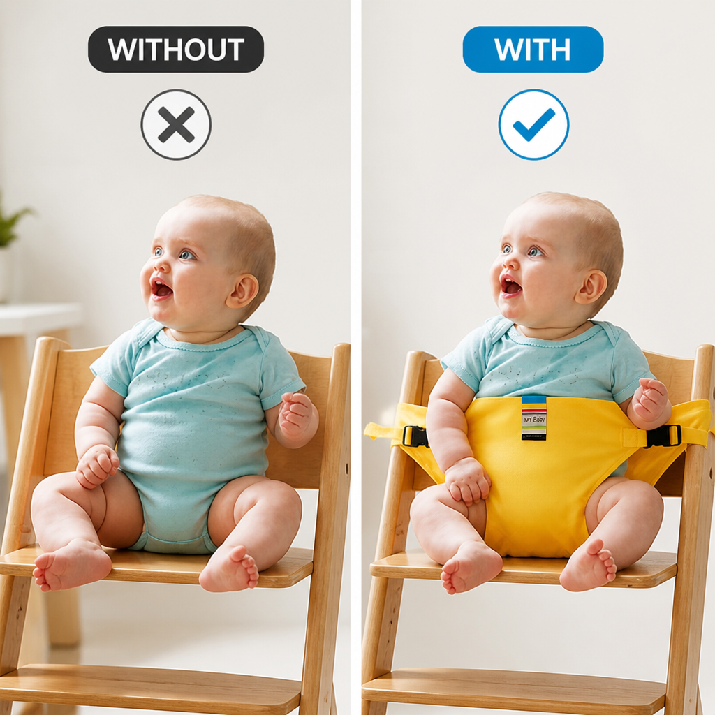 SeatSecure™ — Adjustable Baby Chair Strap