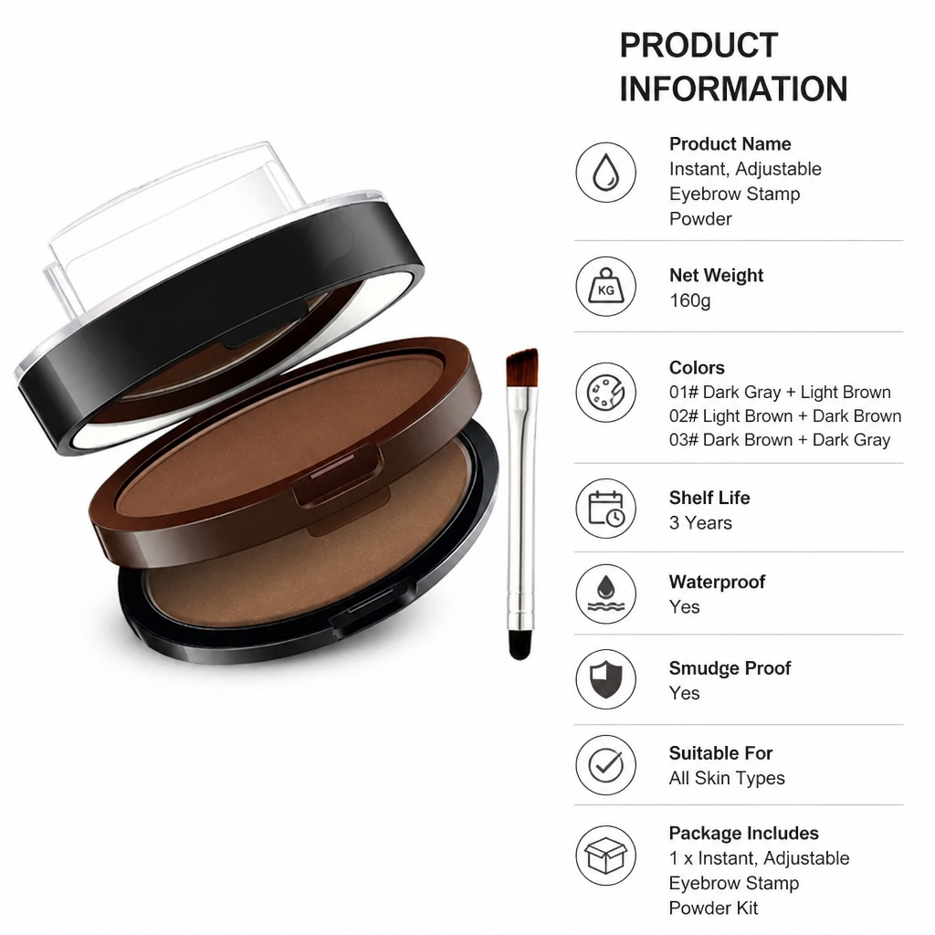 Archelle™ Brow Stamp Kit — Natural-Looking Brows Made Easy