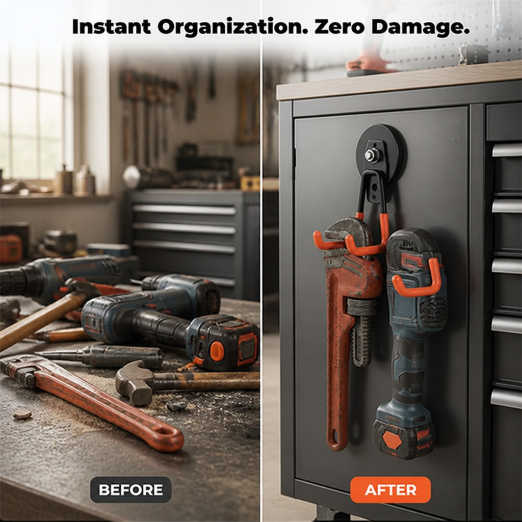 MagnaHook™ - Heavy-Duty Magnetic Tool Holder