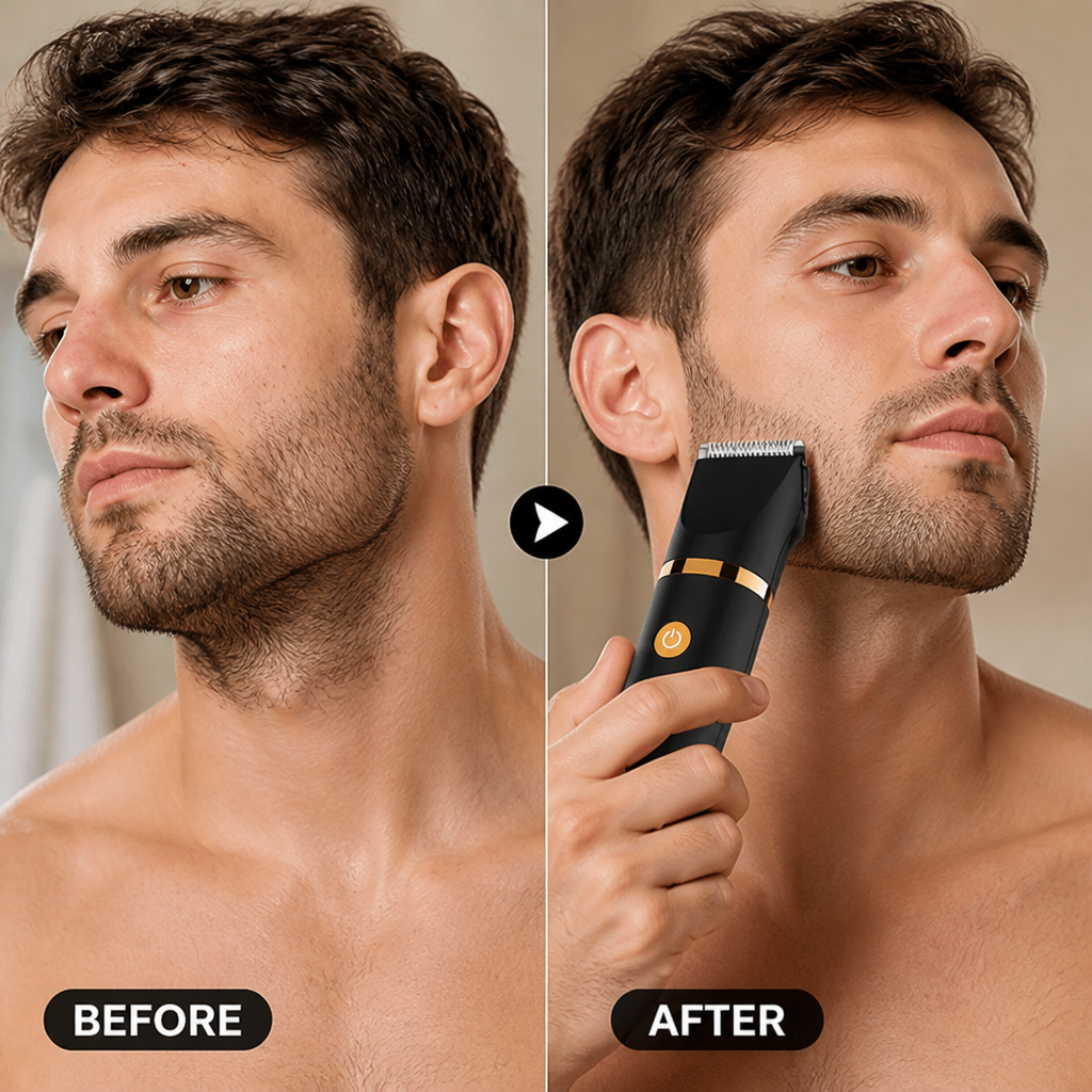 GroomVolt™ Waterproof Body Trimmer Set — Easy Everyday Grooming