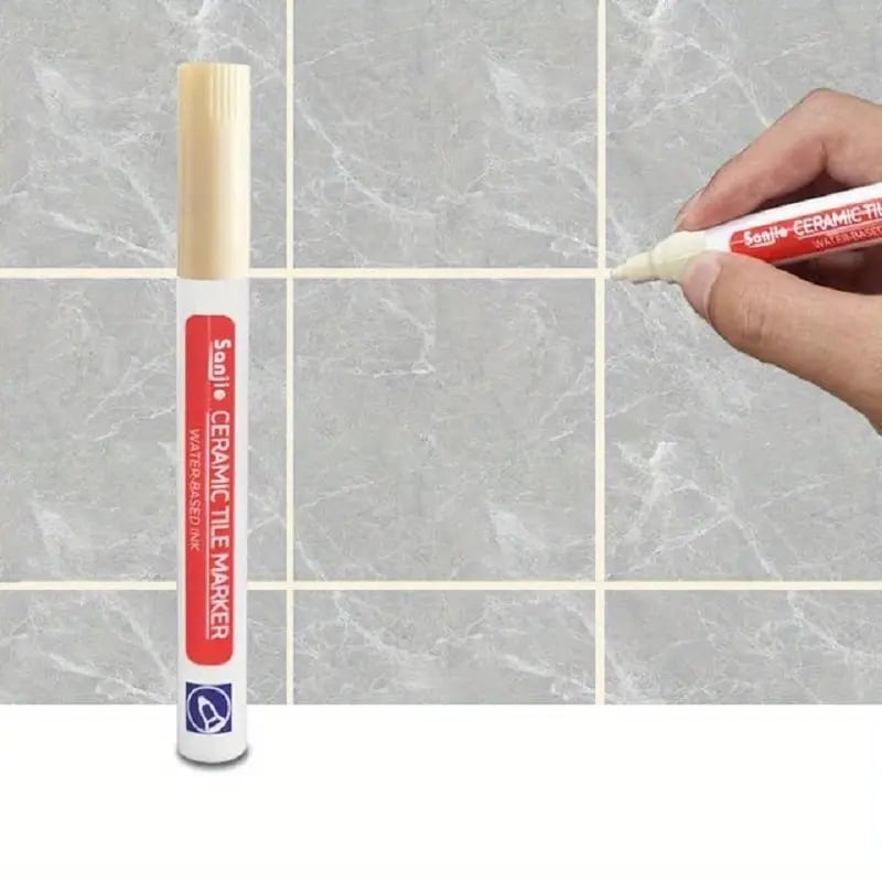 LumaSeal™ Grout Renewal Pen — Instantly Restore Stunning, Mold-Free Grout You’ll Love Showing Off