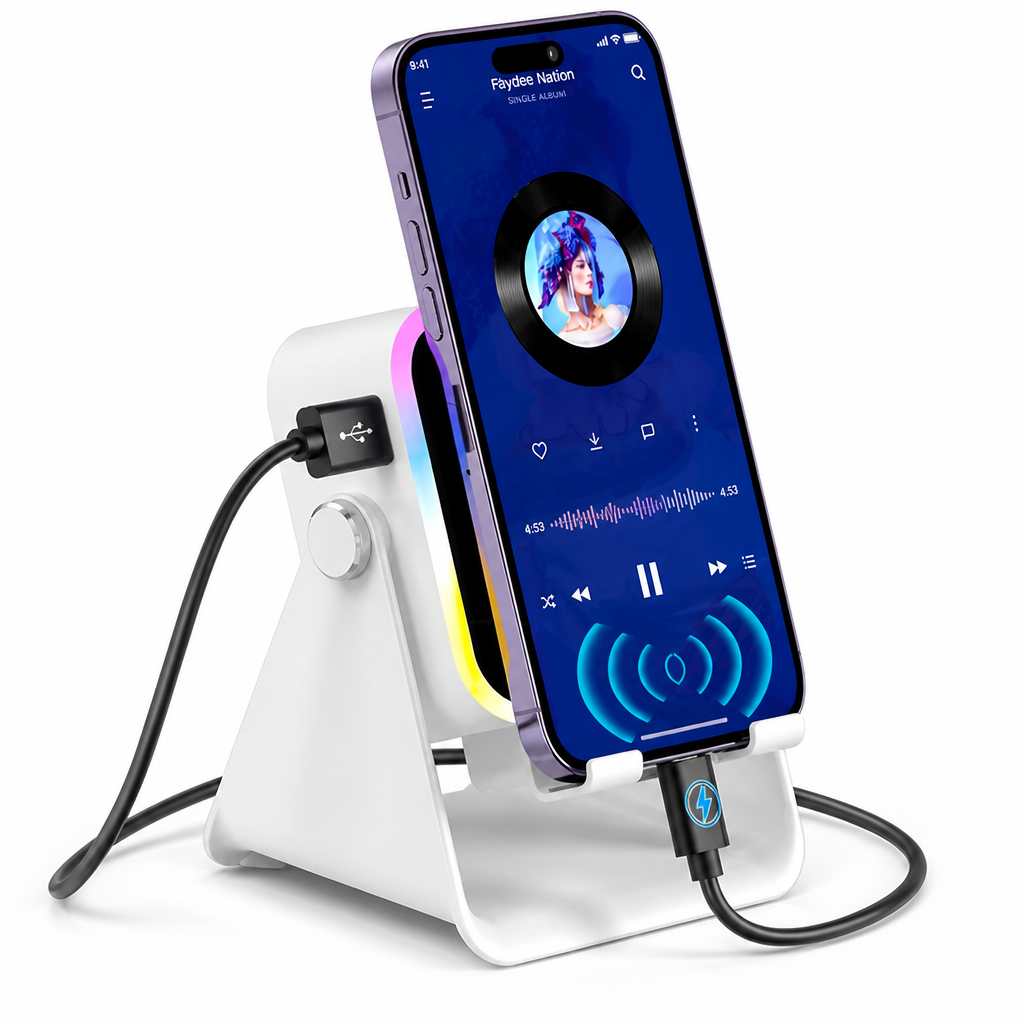 VibeDock™ - Hands-Free Phone Audio Stand