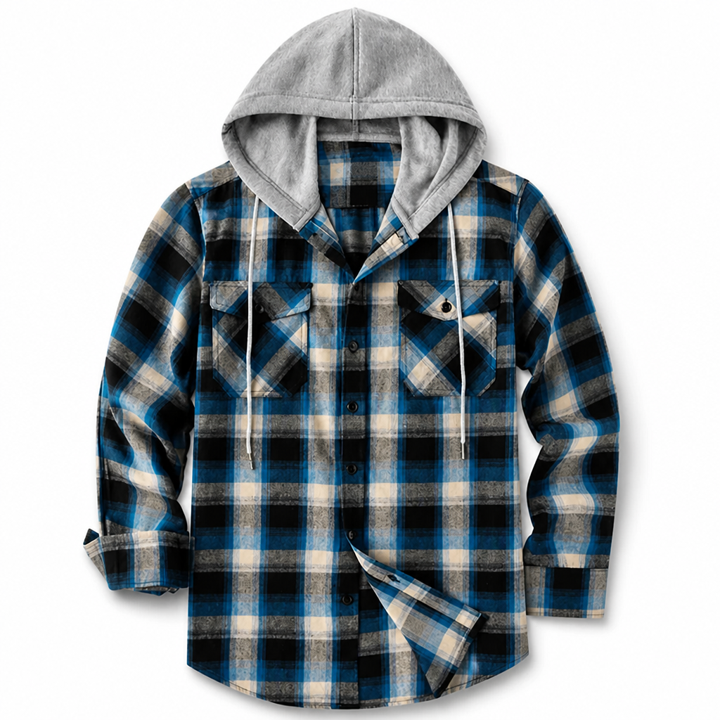 TimberHearth™ Men's Hooded Flannel Jacket