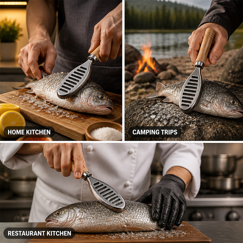 FishScale™ — Easy Fish Scaling & Cleaning Tool
