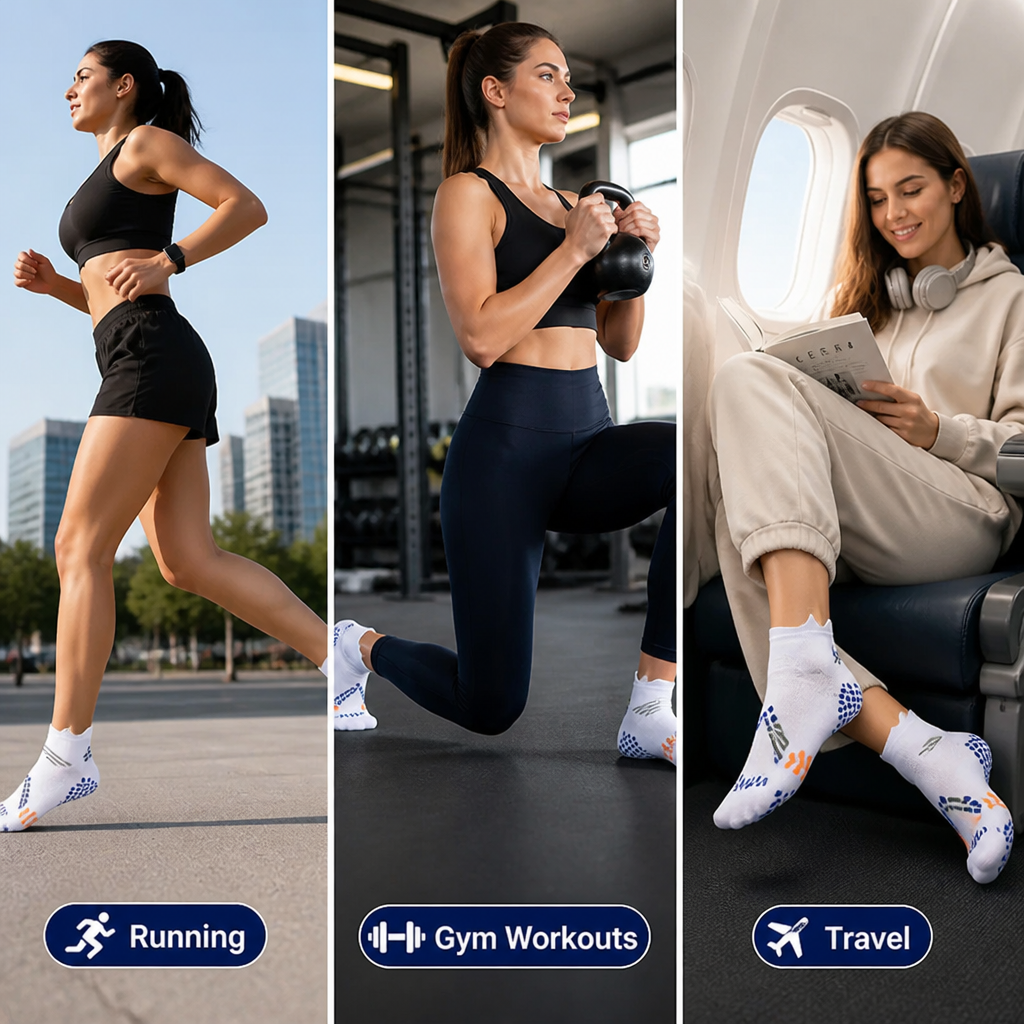 GripStep™ - Non-Slip Athletic Running Socks