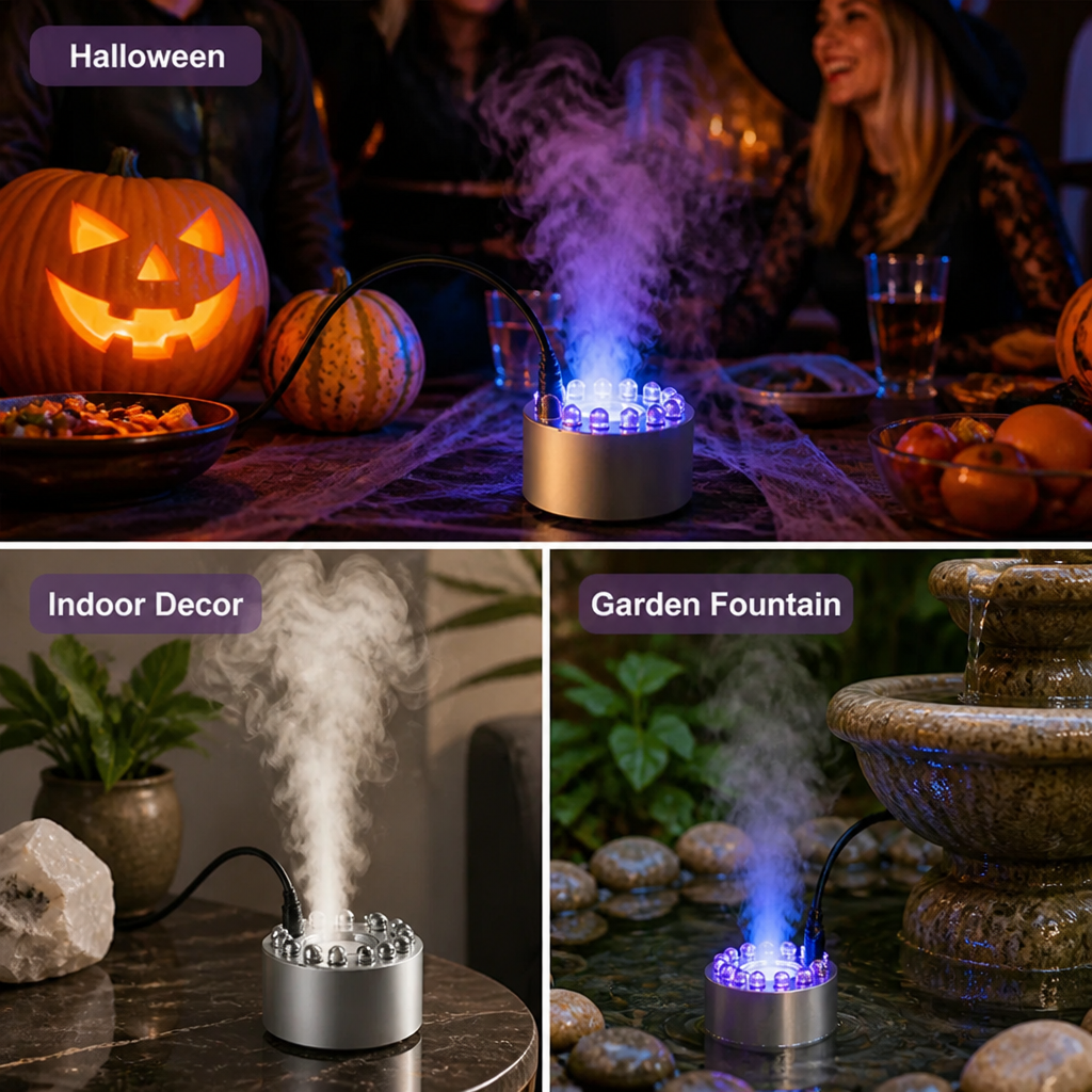 FogLantern™ Color-Changing Mist Maker — Moody Fog Ambiance