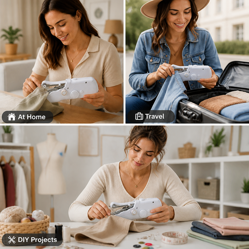 SewPro™ — Portable Mini Sewing Machine Kit