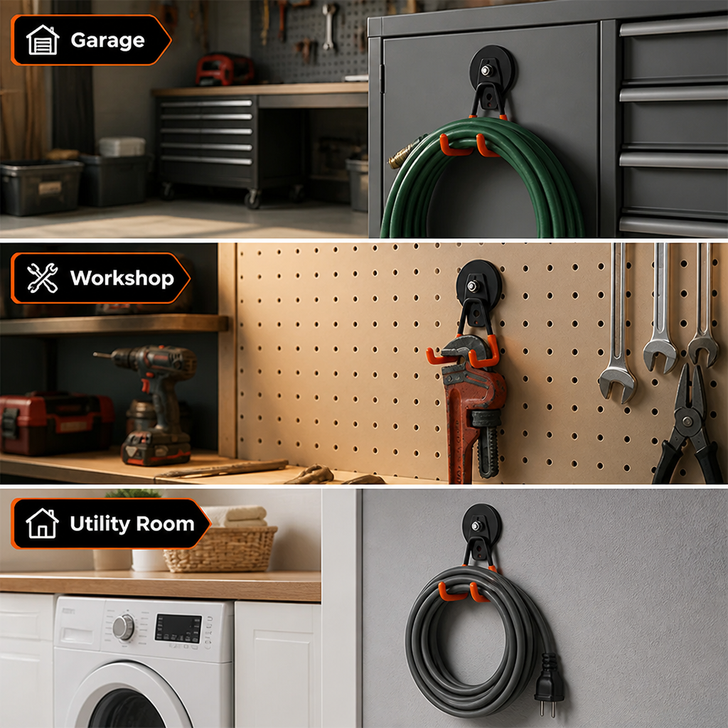 MagnaHook™ - Heavy-Duty Magnetic Tool Holder