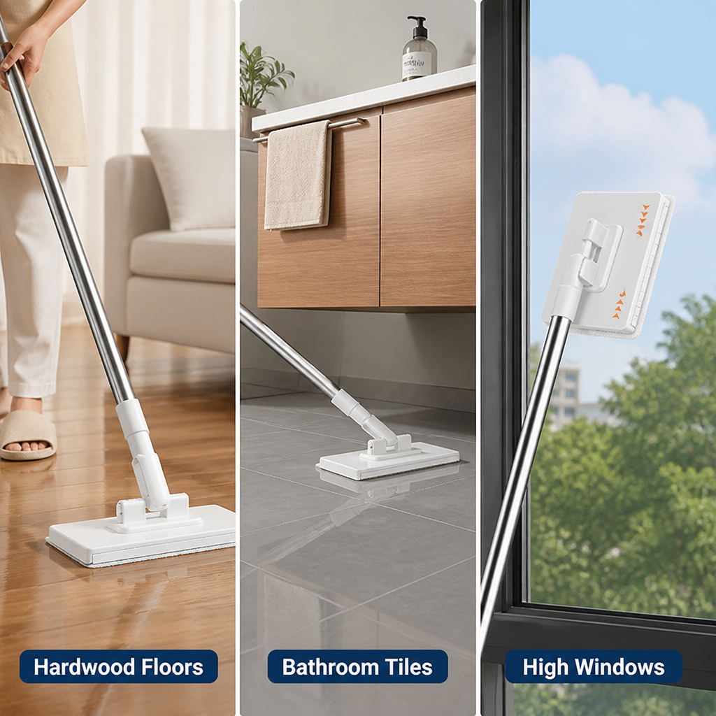 FlatGlide™ Flat Mop Set — Clean Floors With Ease