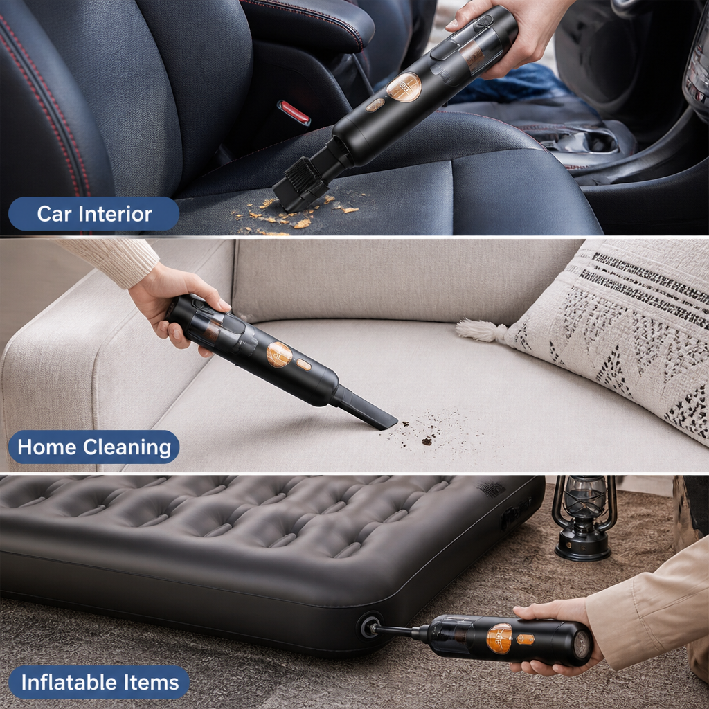 SwiftVac™ 5-in-1 Cordless Mini Vacuum